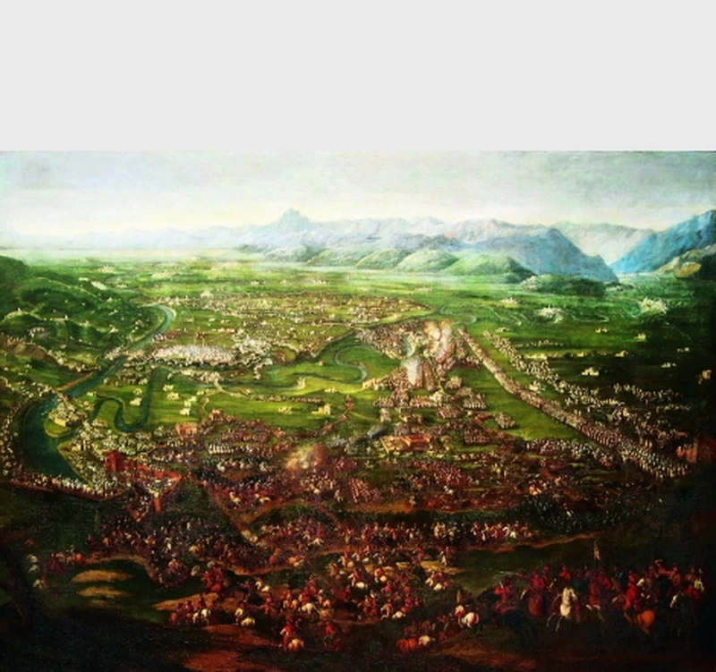 Veduta dell'assedio di Torino del 1706 - Musei Reale, Torino